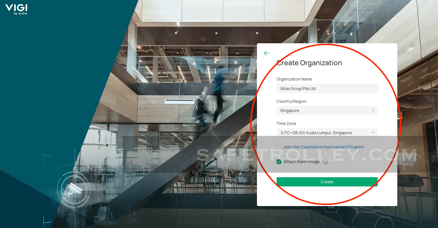 How to Sign up at TP Link Vigi VMS