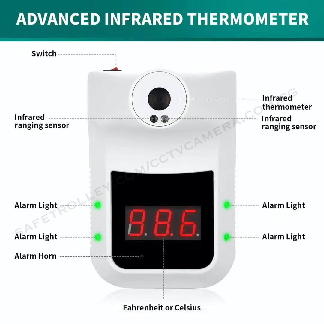 Wall-or-Tripod-Mount-Non-Contact-Auto-Infrared-Forehead-Thermometer-AT15-01-1