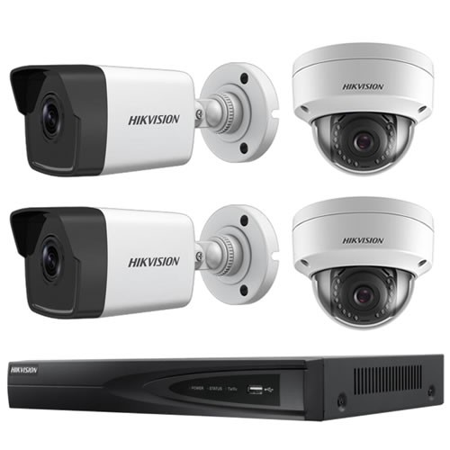 SafeTrolley 2MP HD IP CCTV Camera System (4Ch system) by Hikvision