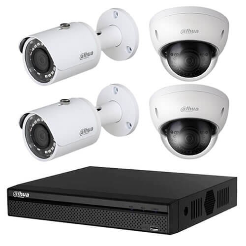 SafeTrolley 2MP IP CCTV Camera System (4Ch system) by Dahua