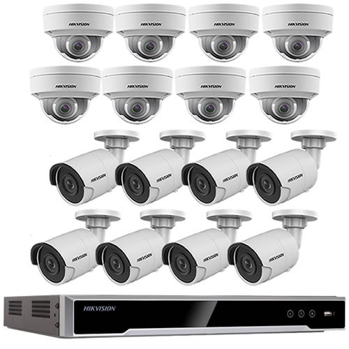 SafeTrolley 4MP HD IP CCTV Camera System (16Ch system) by Hikvision