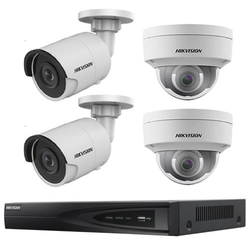 SafeTrolley 4MP HD IP CCTV Camera System (4Ch system) by Hikvision