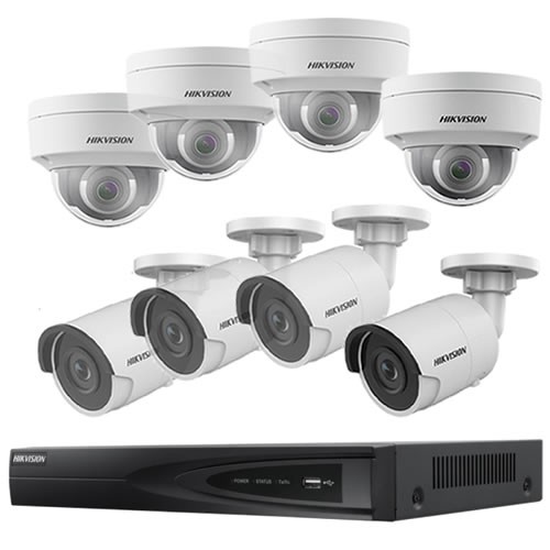 SafeTrolley 4MP HD IP CCTV Camera System (8Ch system) by Hikvision
