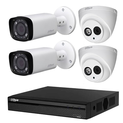 SafeTrolley 4MP IP CCTV Camera System (4Ch system) by Dahua