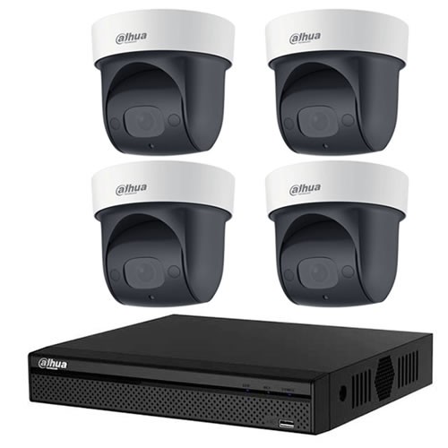 SafeTrolley PTZ HD IP CCTV Camera Package (4Ch system) by Dahua