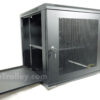 12U Wall Mount Server Rack W6412M Mesh Door - Image 2