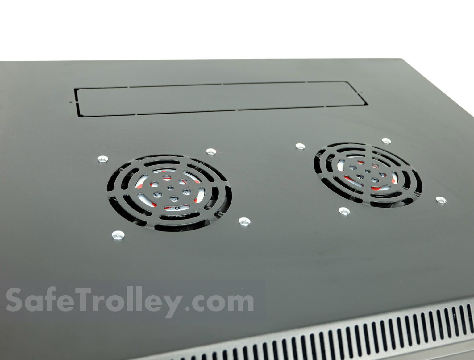 6U Wall Mount Server Rack W6606M Mesh Door - SafeTrolley