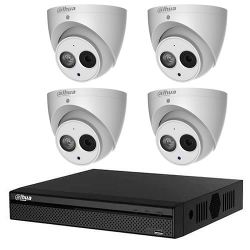 SafeTrolley® 6MP IP CCTV Camera System with Built-in Mic (4Ch system) by Dahua