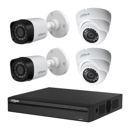 SafeTrolley® HD-CVI 1080P CCTV Camera Package (4Ch System) by Dahua