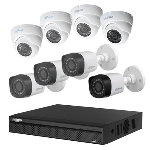 SafeTrolley® HD-CVI 1080P CCTV Camera Package (8Ch System) by Dahua