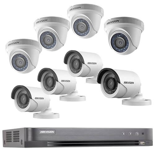 hikvision 8 channel package
