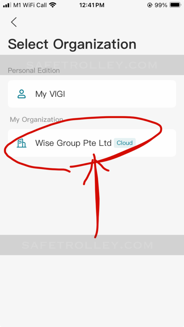 How to Login Vigi VMS Mobile
